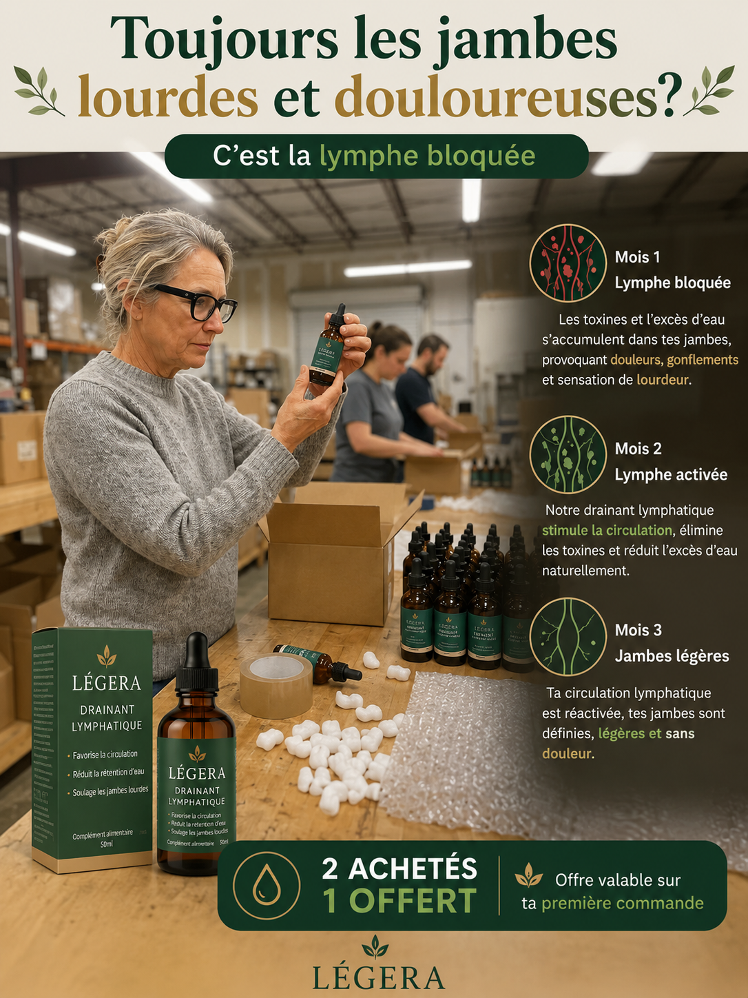 Légera — Drainant lymphatique