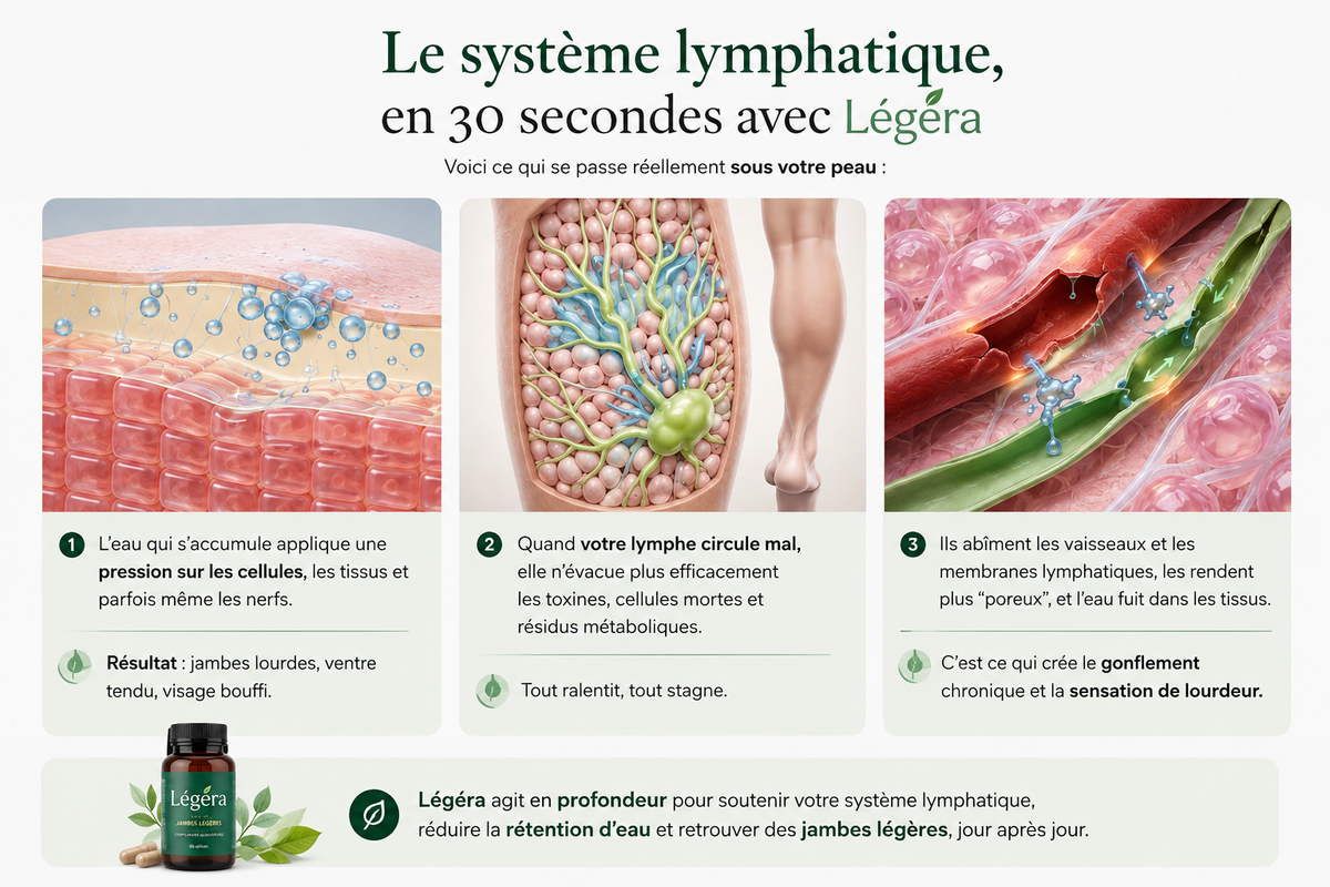 Les 4 plantes de Légera - Gaillet grateron, trèfle rouge, stillingia, frêne piquant