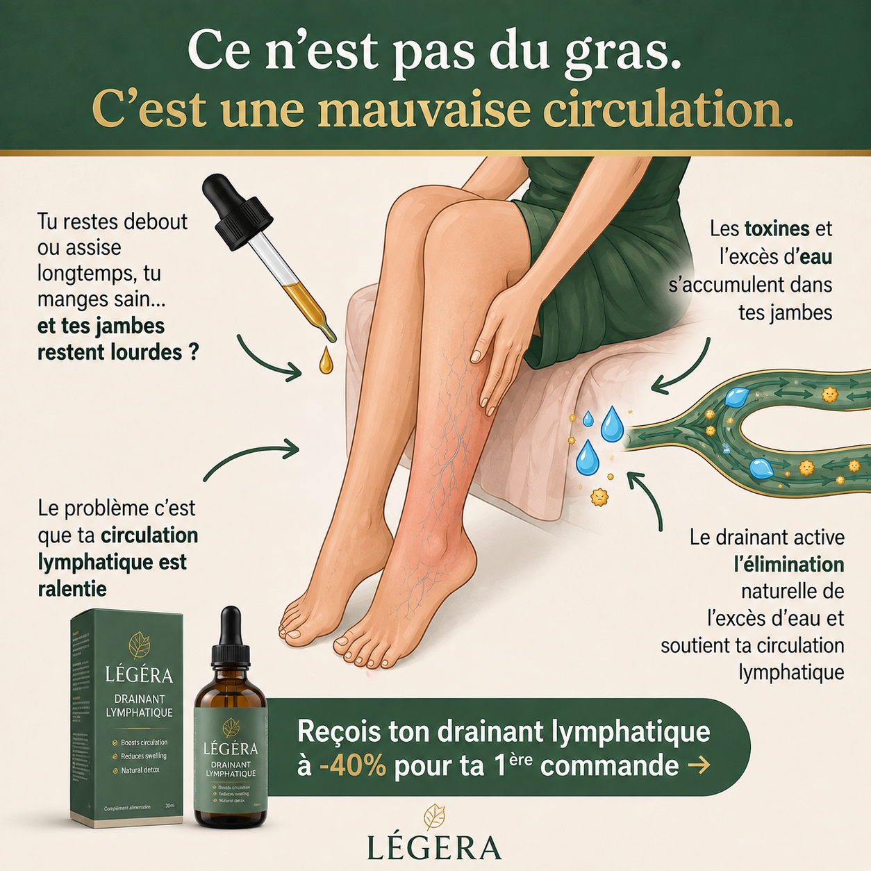 Légera — Drainant lymphatique