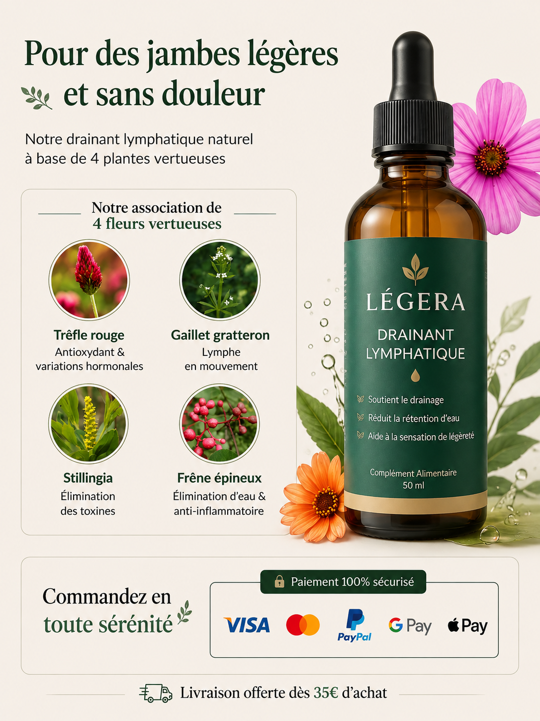 Légera — Drainant lymphatique